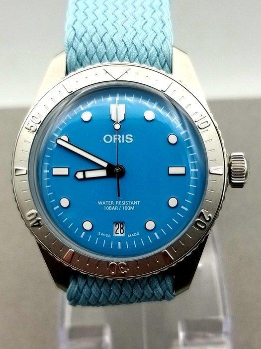 Oris - Divers Sixty-Five ‘Cotton Candy’ - 01 733 7771, Handtassen en Accessoires, Horloges | Heren