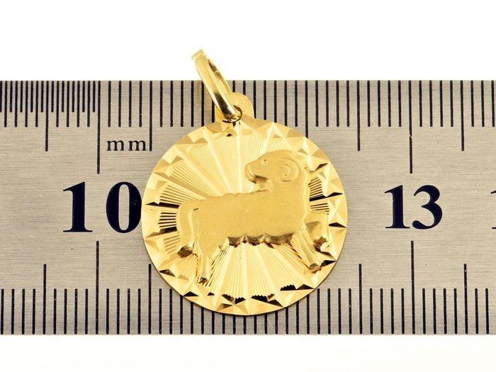 Hanger - 18 karaat Geel goud, Handtassen en Accessoires, Antieke sieraden