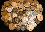 Wereld. +90 Old coins from 1800 to Present (Zonder, Postzegels en Munten