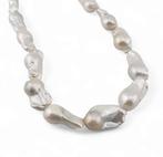 Parel - Zilver - Halsketting - Italiaanse ambacht, Antiek en Kunst, Curiosa en Brocante