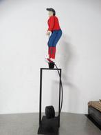 Standaard - hout/ metaal - Balans speelgoed golfer, Antiek en Kunst