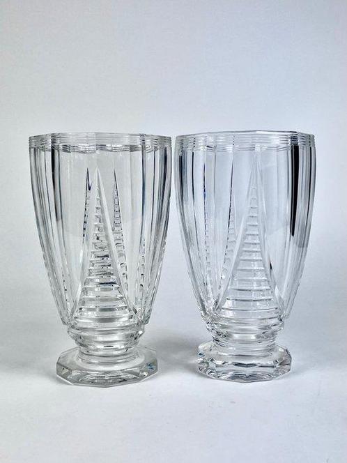 Val Saint Lambert - Joseph Simon - Vase - Vase E.B.21, Antiek en Kunst, Antiek | Glaswerk en Kristal