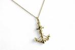 Ketting met hanger - 18 karaat Geel goud, Handtassen en Accessoires, Antieke sieraden