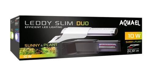 Leddy slim duo 10watt zwart - vol spectrum aquarium LED lamp, Dieren en Toebehoren, Vissen | Aquaria en Toebehoren, Verlichting of Verwarming