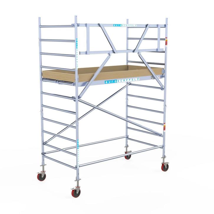 Basic rolsteiger 135 x 4,2m werkhoogte, Doe-het-zelf en Bouw, Steigers, Rolsteiger of Kamersteiger, Nieuw, 2 tot 5 meter, Verzenden