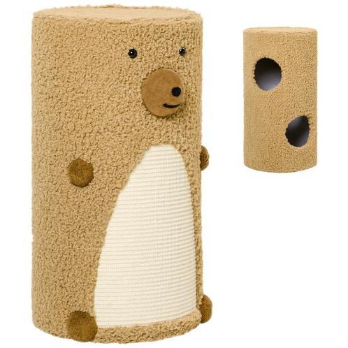 TRUUSK Krabton Beerontwerp - 2 Niveaus - 2 Grotten - Sisal K, Dieren en Toebehoren, Katten-accessoires, Verzenden