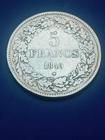 Belgique. Léopold Ier. 5 Francs 1849 (Sans Prix de Réserve)