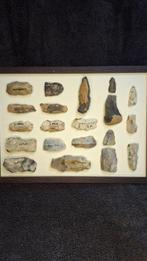 Paléolithique Silex biface outils lames silex taillée, Antiquités & Art