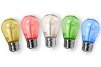 Set van 5 kleuren | Filament led lamp | 1 watt, Huis en Inrichting, Lampen | Overige, Nieuw, Verzenden
