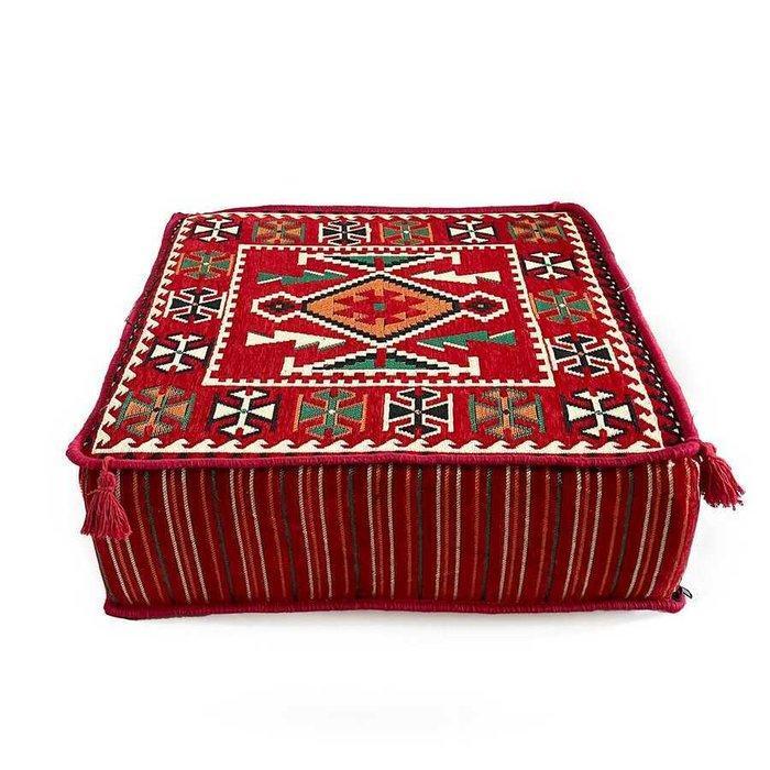 Coussin Ottoman - Kelim - 60 cm - 60 cm, Antiek en Kunst, Antiek | Tapijten, Tafelkleden en Textiel