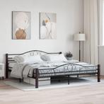 vidaXL Bedframe metaal zwart 200x200 cm, Huis en Inrichting, Slaapkamer | Bedden, Verzenden, Nieuw