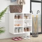 vidaXL Schoenenkast 52,5x30x50 cm wit, Huis en Inrichting, Verzenden, Nieuw