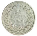 Nederland. Willem III (1849-1890). 25 Cents 1890 – Schulman