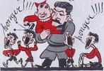 Stalin en hongerige kinderen (lijst optie, Lithos), Antiek en Kunst, Verzenden