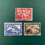 Duitse Rijk 1928/1931 - Zeppelins 1, 2 en 4 Mark met, Gestempeld