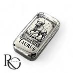 100 gram - Zilver .999 - Taurus sterrenbeeld met unieke, Postzegels en Munten, Edelmetalen en Baren