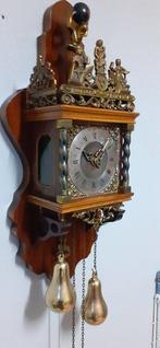 Horloge de Zaandam/Zaanse (4) - Vintage Verre, Bois, Laiton
