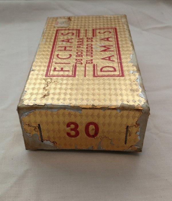 Checkers Set (30) & - Schaakspel, Antiek en Kunst, Curiosa en Brocante