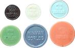 Nederland. Ministerie van Oorlog. Complete set plastic geld