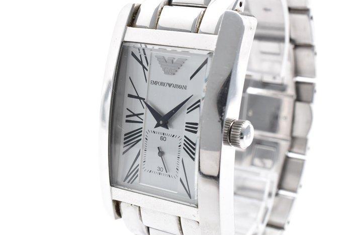 Emporio Armani - Classic Rectangular Small Seconds - Sans, Bijoux, Sacs & Beauté, Montres | Hommes