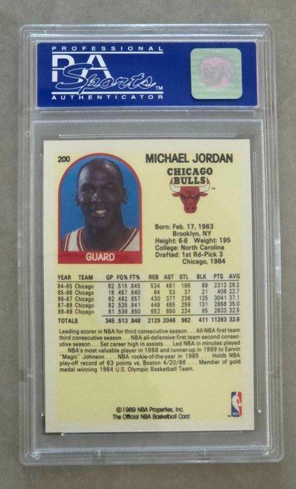 1989 NBA Hoops Michael Jordan 200 Graded card - PSA 9 - 1, Verzamelen, Stickers