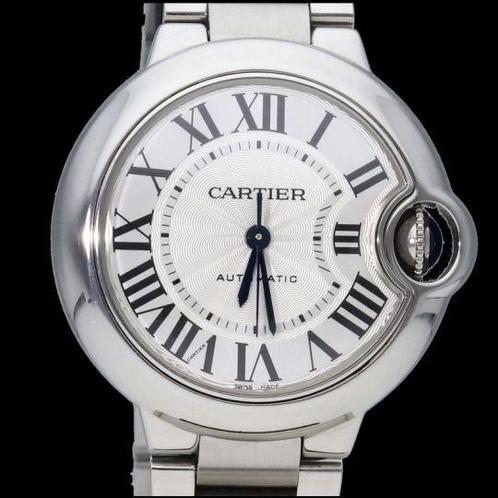 Cartier Ballon Bleu 33mm 3489 / WSBB0044 / W6920071 uit 2019, Handtassen en Accessoires, Horloges | Dames, Verzenden