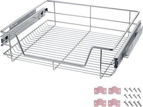 2dekans | tectake® - Uitschuifbaar Telescopisch keukenrek -, Maison & Meubles, Cuisine | Ustensiles de cuisine, Enlèvement ou Envoi