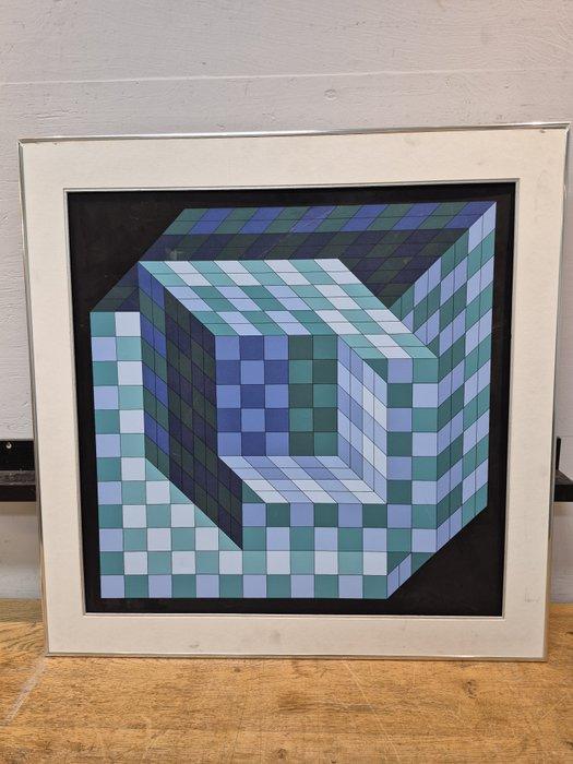 Victor Vaserely (1906-1997.) - Tro -Axo, Antiek en Kunst, Kunst | Schilderijen | Klassiek