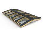 Zelfbouw lichtstraat 10 vak zadeldak 3750x1920mm-Gelaagd enk, Doe-het-zelf en Bouw, Verzenden, Nieuw