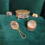 Sieradendoos (5) - Messing, Glas, Been, Hoorn, Metaal - Set