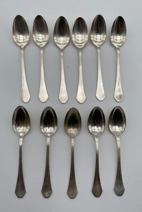 Ercuis - Cuillère (11) - Métal argenté - Lot de 11, Signées, Antiek en Kunst, Antiek | Meubels | Tafels