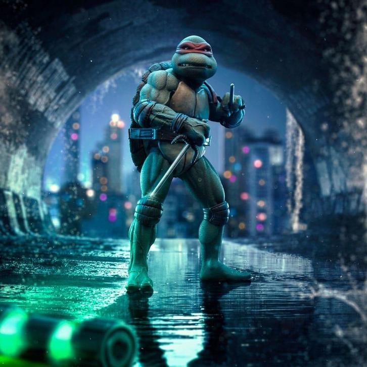 Teenage Mutant Ninja Turtles Art Scale Statue 1/10 Raphael 2, Verzamelen, Film en Tv, Ophalen of Verzenden