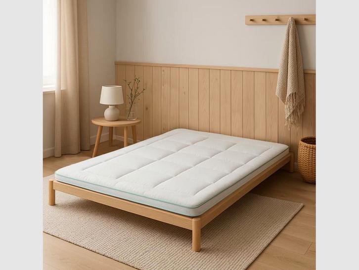 2dekans | Zydante Bamboo Topper - 160 x 200 cm - Wasbaar -, Huis en Inrichting, Slaapkamer | Matrassen en Bedbodems, Ophalen of Verzenden