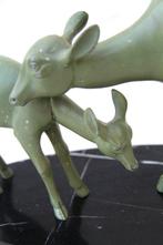 sculptuur, Les Biches - 19 cm - Zamak - 1935, Antiek en Kunst