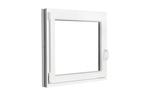 PVC raam draaikiep b100xh80 cm wit stomp, Nieuw, Dubbelglas, 80 tot 120 cm, Ophalen of Verzenden