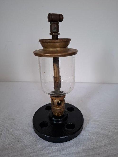 oliedruppelaar - Glas, Messing, Antiek en Kunst, Curiosa en Brocante