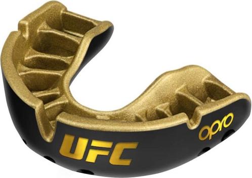 OPRO Gebitsbeschermer Gold Level UFC Senior Zwart Goud, Sport en Fitness, Vechtsporten en Zelfverdediging, Vechtsportbescherming