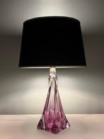 Val Saint Lambert - René Delvenne - Lampe de table - Cristal