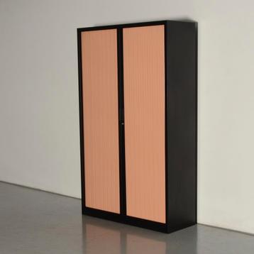 Robberechts roldeurkast, zwart, 198 x 120 cm, incl. 4 leg..., Ophalen of Verzenden
