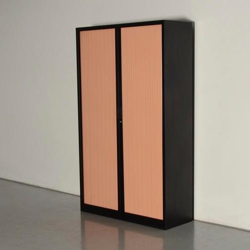 Robberechts roldeurkast, zwart, 198 x 120 cm, incl. 4 leg..., Huis en Inrichting, Kasten | Roldeurkasten en Archiefkasten, Gebruikt