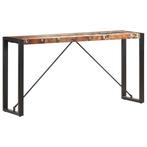 vidaXL Wandtafel 150x35x76 cm massief gerecycled hout, Huis en Inrichting, Tafels | Bijzettafels, Verzenden, Nieuw