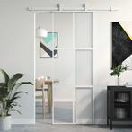 Schuifdeur Wit Glas 76x205 - Retour Deal - 53% Korting!, Doe-het-zelf en Bouw, Deuren en Vliegenramen, Minder dan 80 cm, Verzenden
