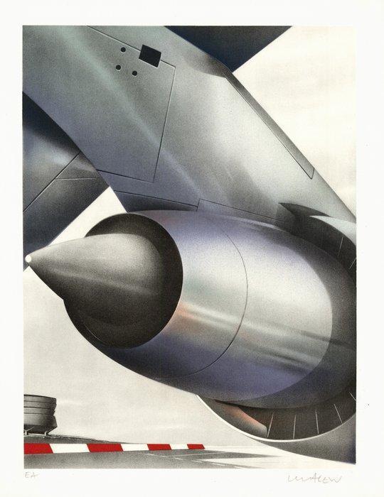 Peter Klasen (1935) - Lot de 2 lithographies: Aérodrome et, Antiek en Kunst, Antiek | Overige Antiek