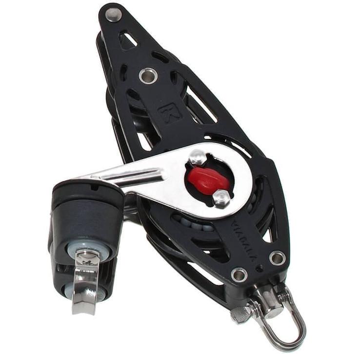 Viadana Carbo 57-34mm Vioolblok met Ratel Hondsvot en Klem, Watersport en Boten, Accessoires en Onderhoud, Nieuw, Ophalen of Verzenden