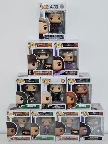 Funko  - Funko Pop Star Wars- Indiana Jones- She Hulk- Ms