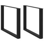 2x U-vorm Tafelpoten 100cm | OP = OP | Slimme Koop, Tafelpoot, Verzenden, Nieuw, Metaal