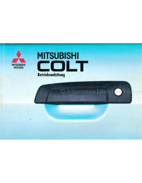 1995 MITSUBISHI COLT INSTRUCTIEBOEKJE DUITS, Auto diversen, Handleidingen en Instructieboekjes