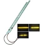 LED Knight Rider strip - ORANJE - 30 cm - 12 volt, Verzenden, Nieuw