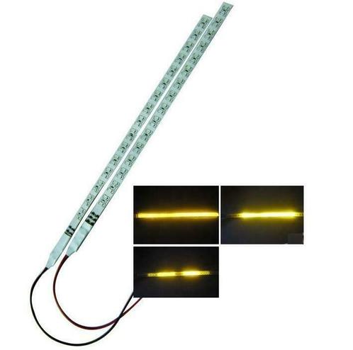 LED Knight Rider strip - ORANJE - 30 cm - 12 volt, Auto-onderdelen, Verlichting, Verzenden