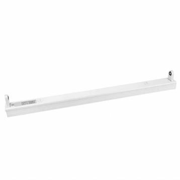 TL ARMATUUR - 60cm - Aluminium - Voor enkele LED TL buis -, Ophalen of Verzenden